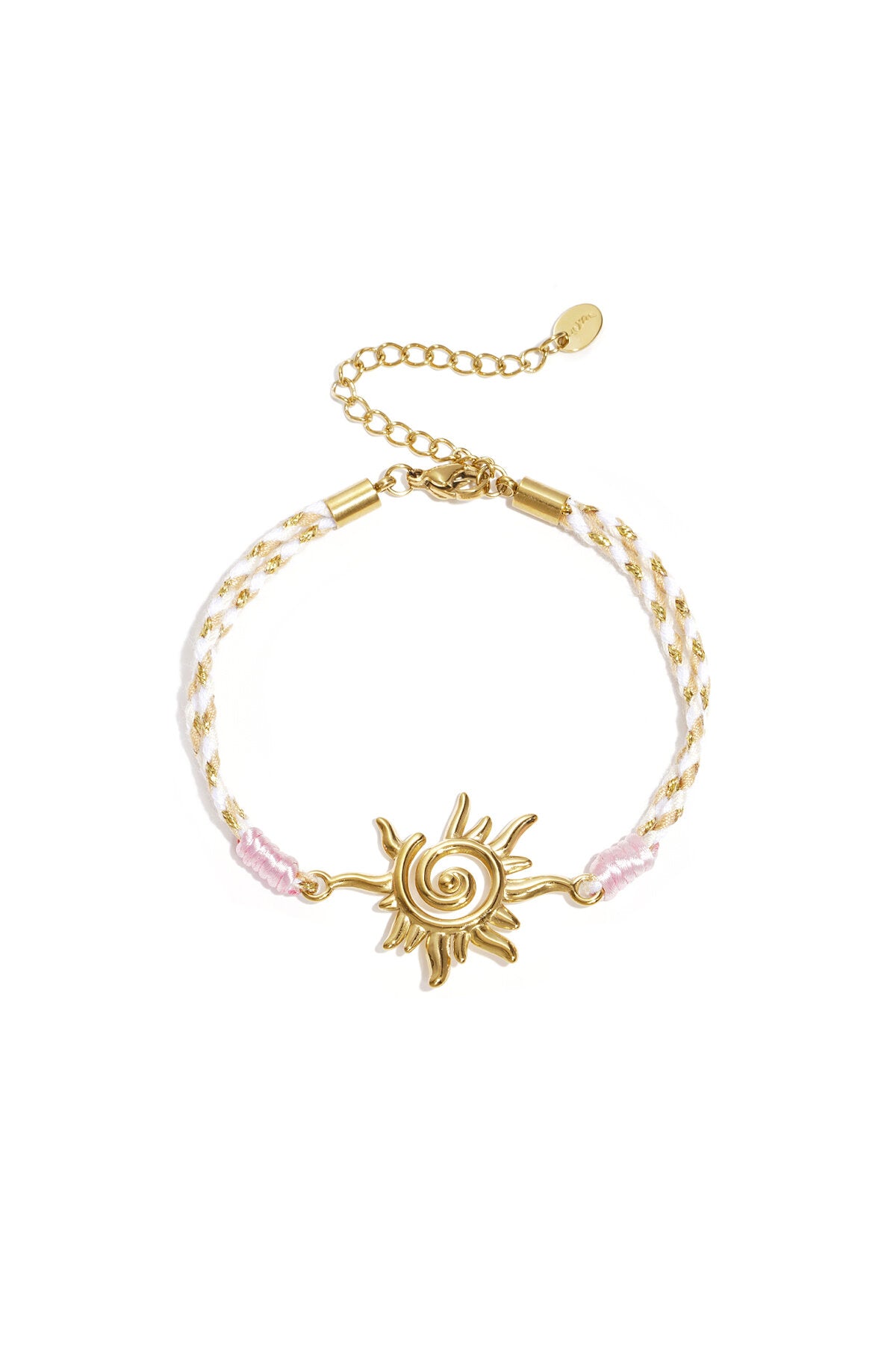 Elegant Gold Braided Bracelet for Spring/Summer