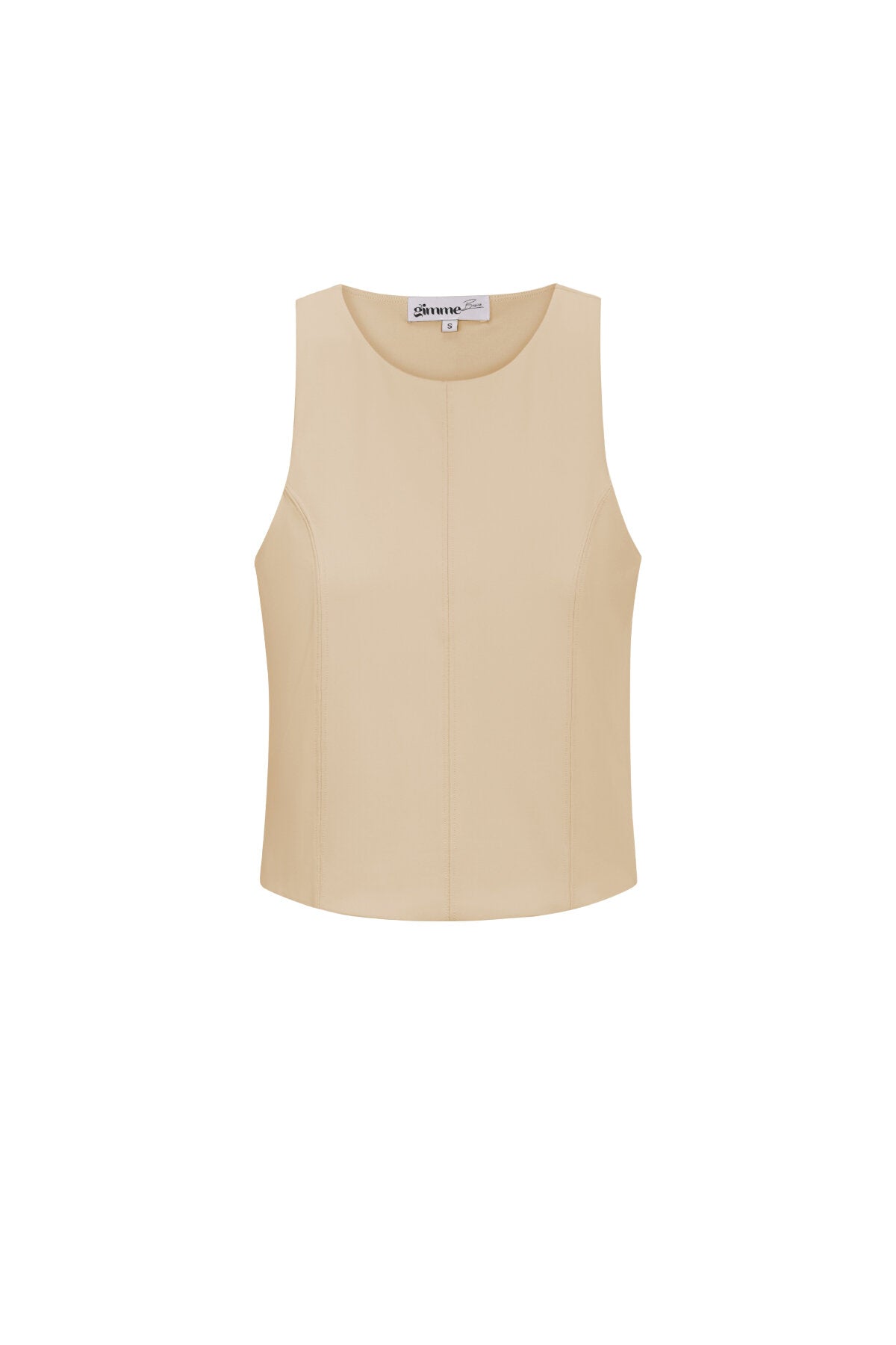 Chic Spring/Summer Sleeveless Knit Top in Baby Blue, Dark Khaki & Light Purple