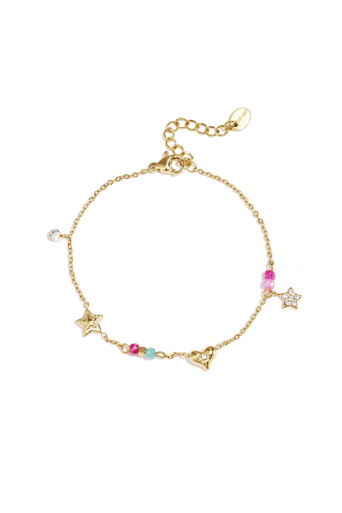 Elegant Gold Charm Bracelet for Spring/Summer