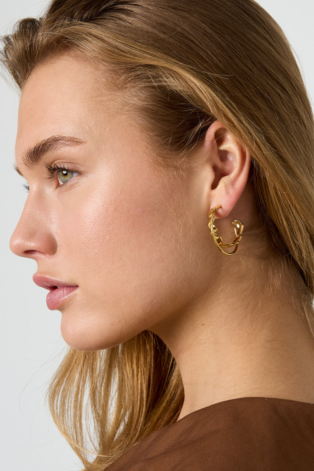 Stylish Stainless Steel Hoop Earrings for Women