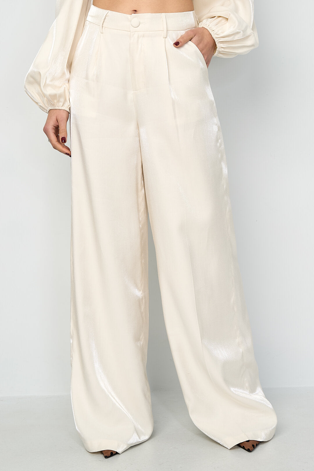 Elegant Spring/Summer 2-Piece Set in Pink & Off-White