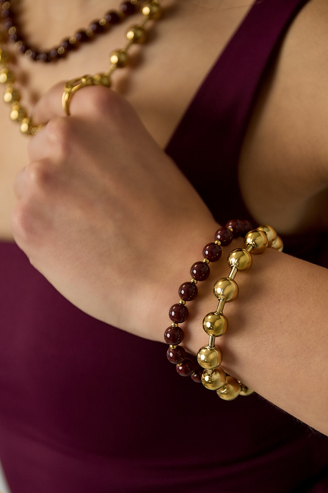 Stylish Multi-Layered Beaded Bracelets for All