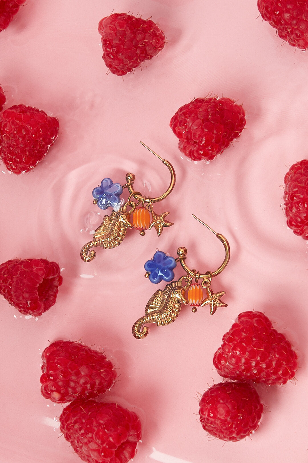 Elegant Gold Beaded Earrings for Summer Glam