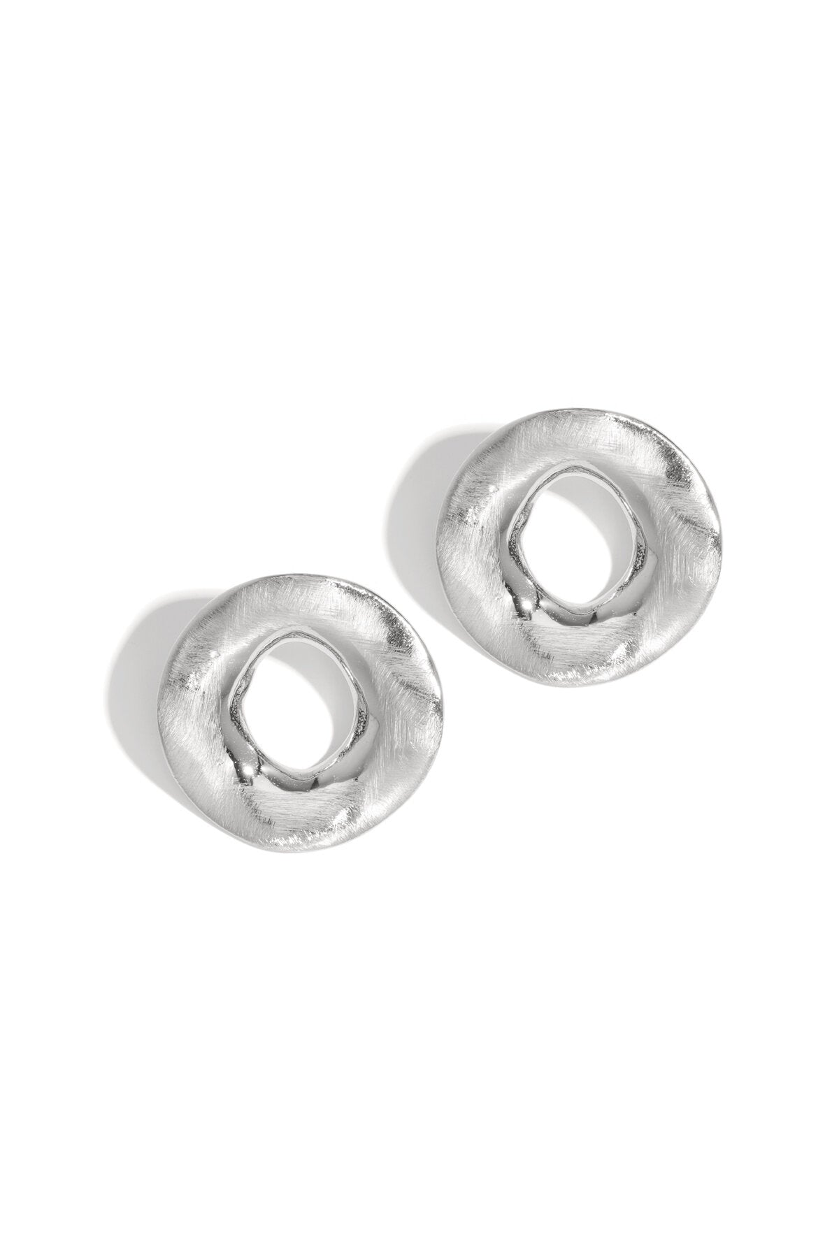 Elegant Circle Stud Earrings for Everyday Glamour