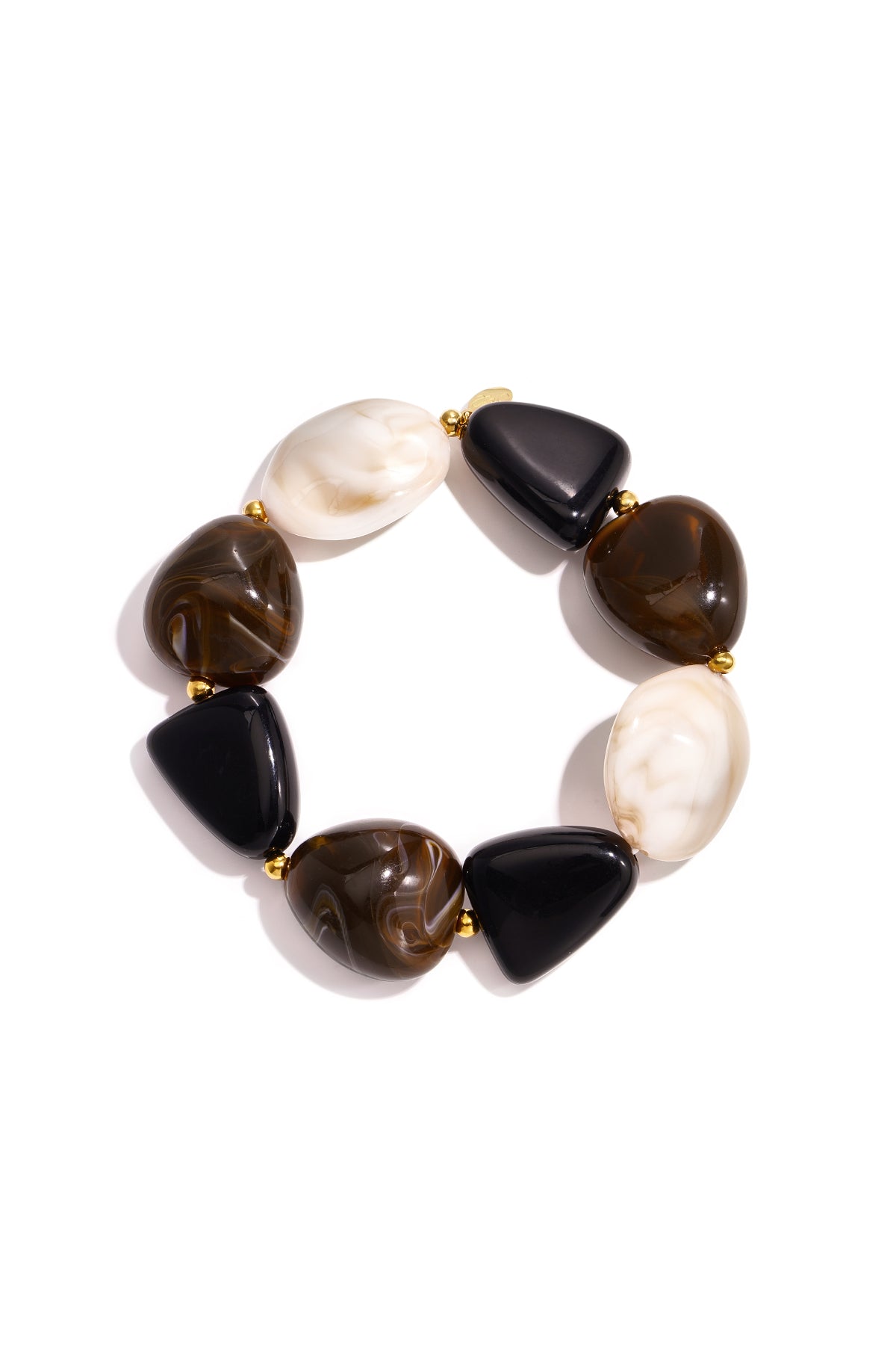 Acryl kralenarmbanden met onregelmatige vorm, eenvoudige, alledaagse serie, damessieraden