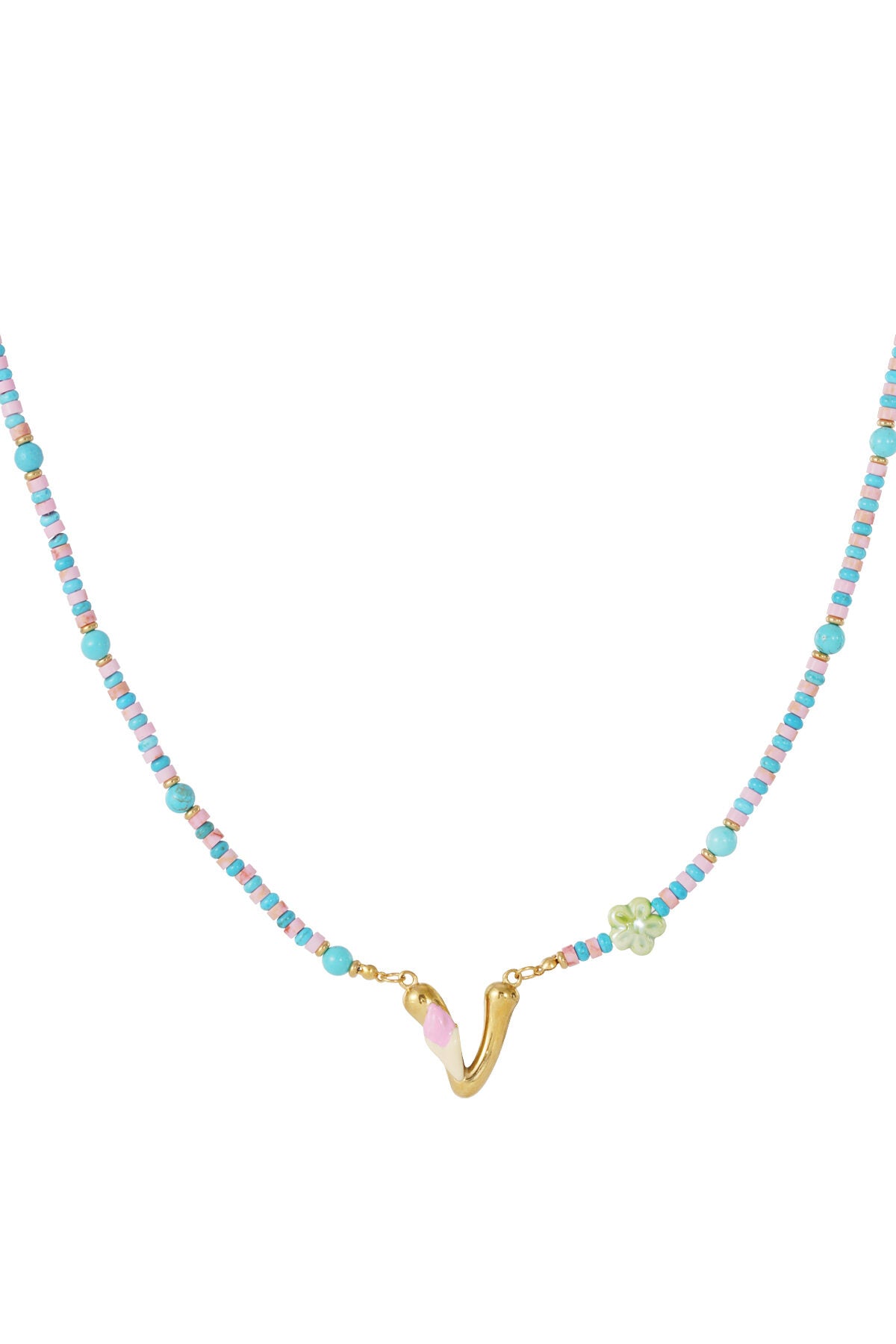 Chic Mixed Color Beaded Necklace for Everyday Style