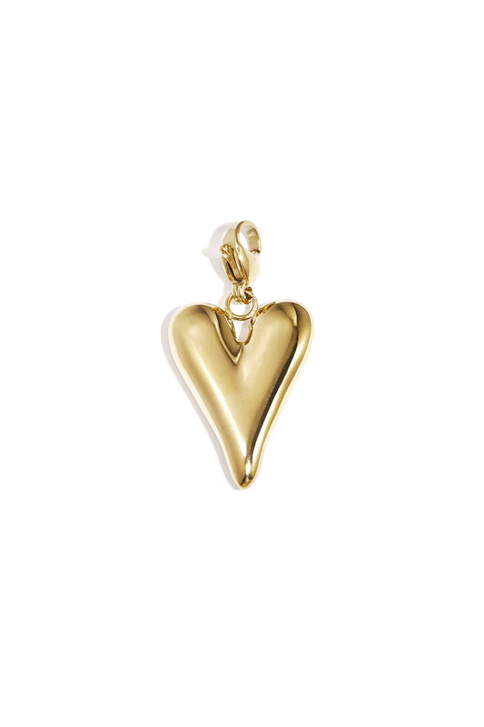 Elegant Gold Heart Pendant for Daily Wear