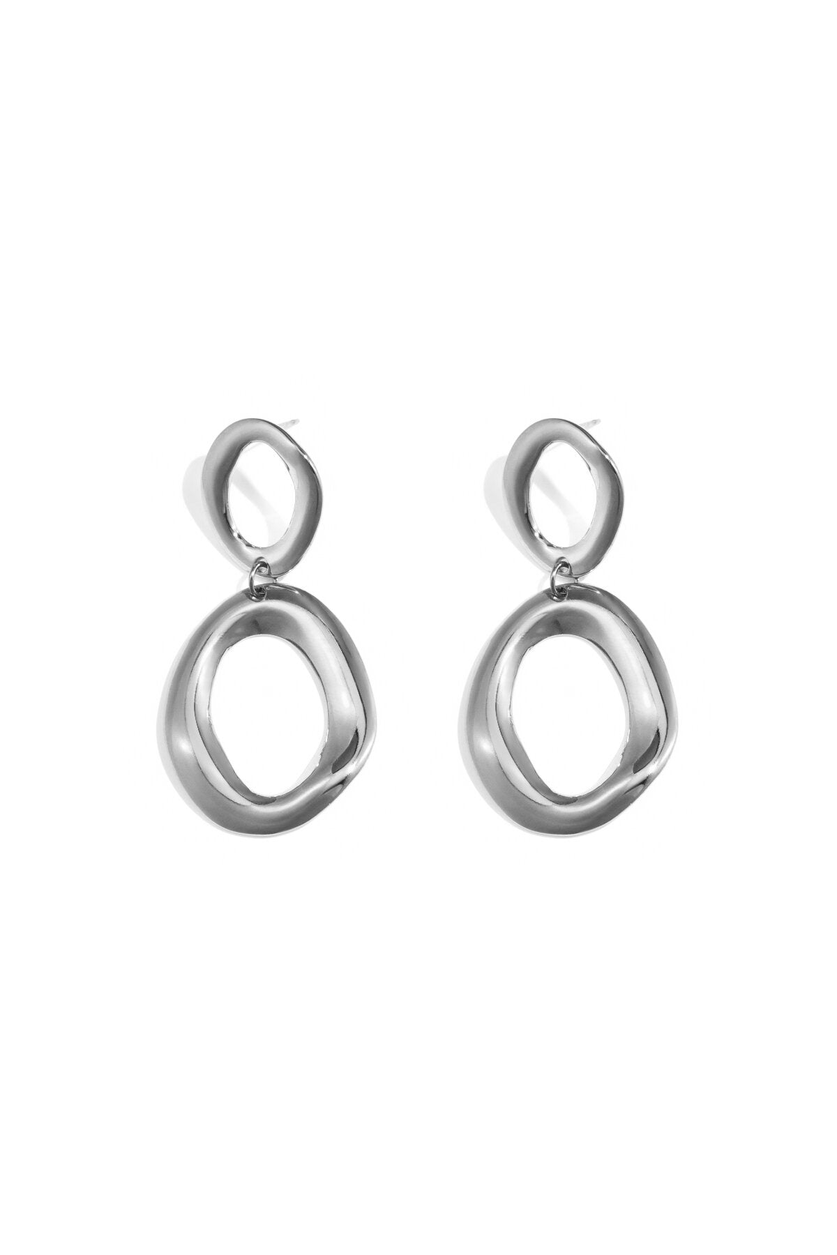 Stylish Stainless Steel Drop Earrings for Women