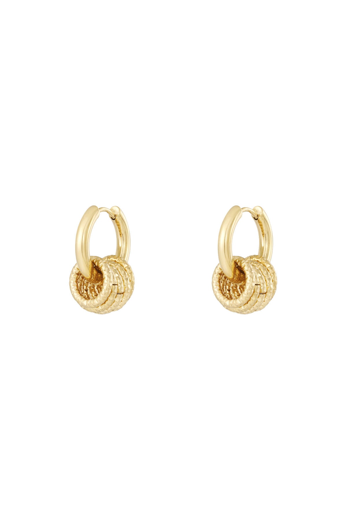 Stylish Circle Drop Earrings for Everyday Wear