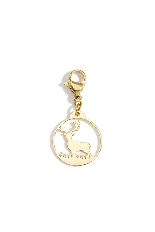 Elegant Gold Color Stainless Steel Ring for Christmas