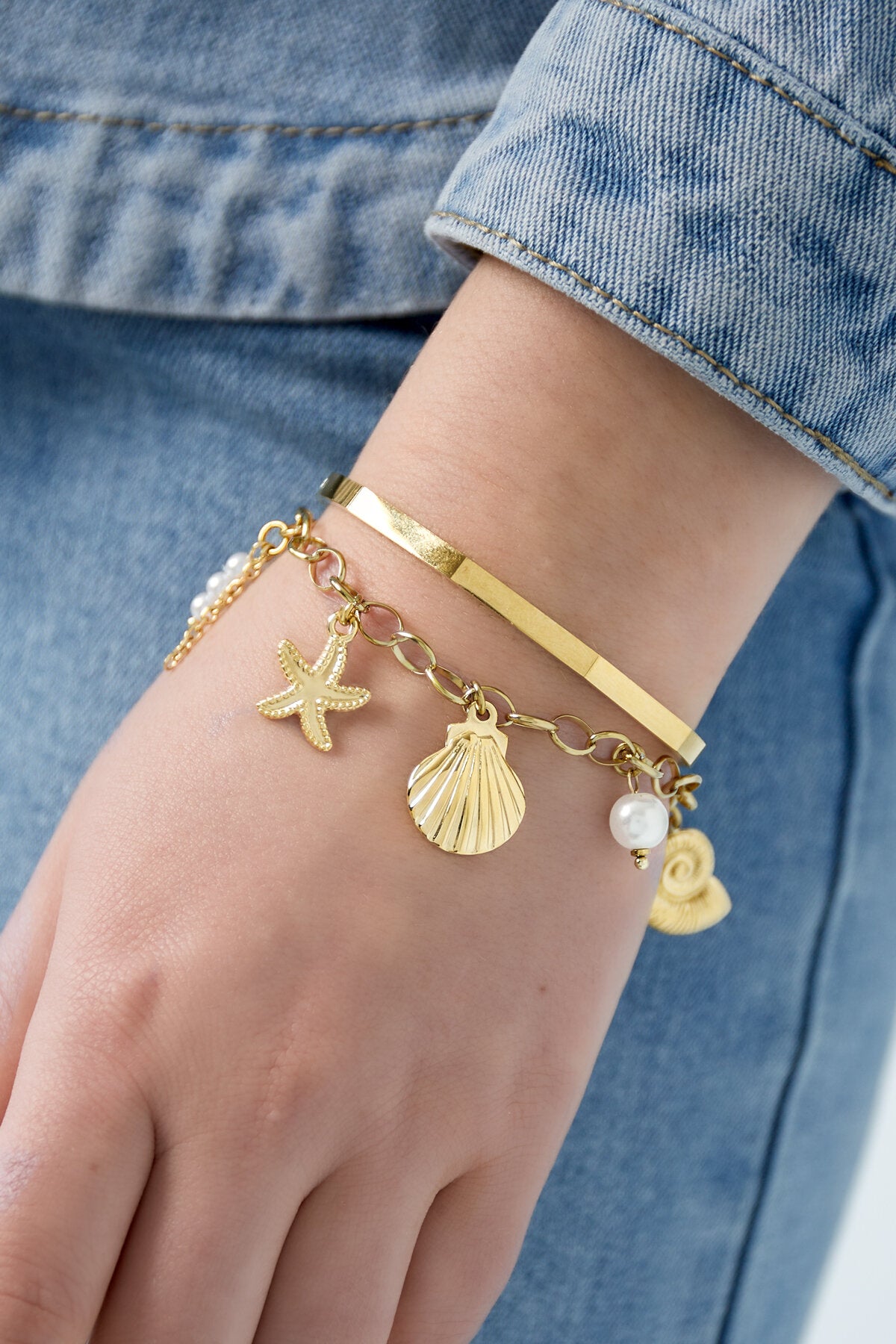Elegant Oceanic Charm Bracelet for Spring/Summer
