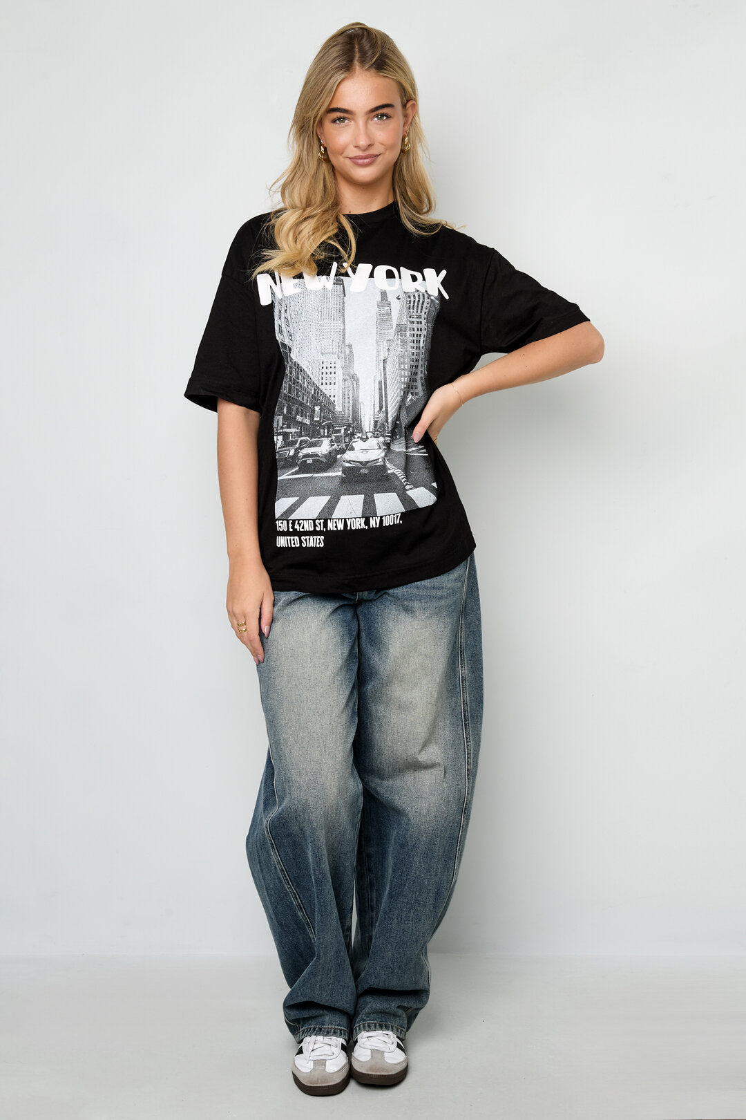 Gimme Casual Cotton Knit T-Shirt for Women