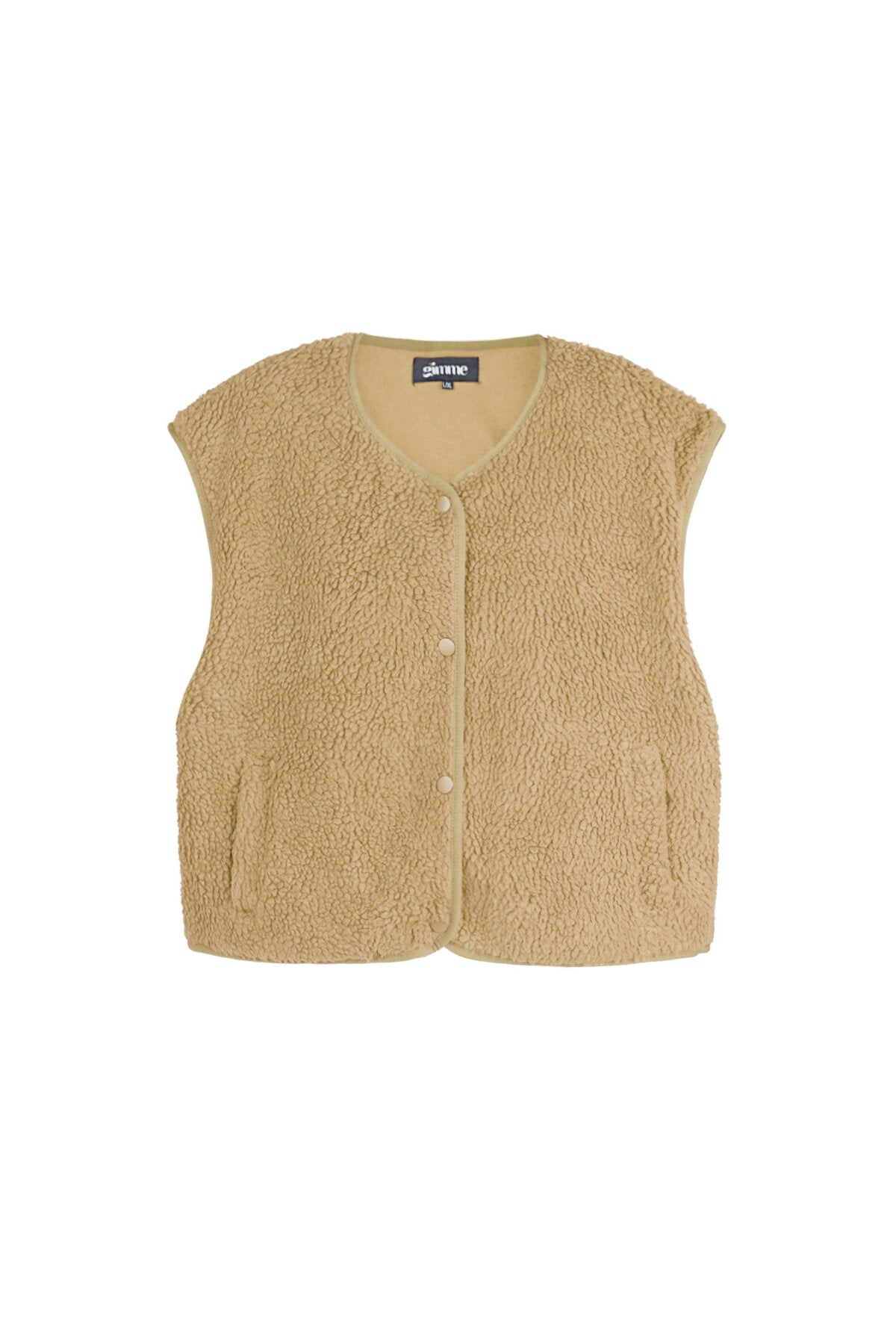 Gimme Women's Woven Casual Vest for Fall/Winter