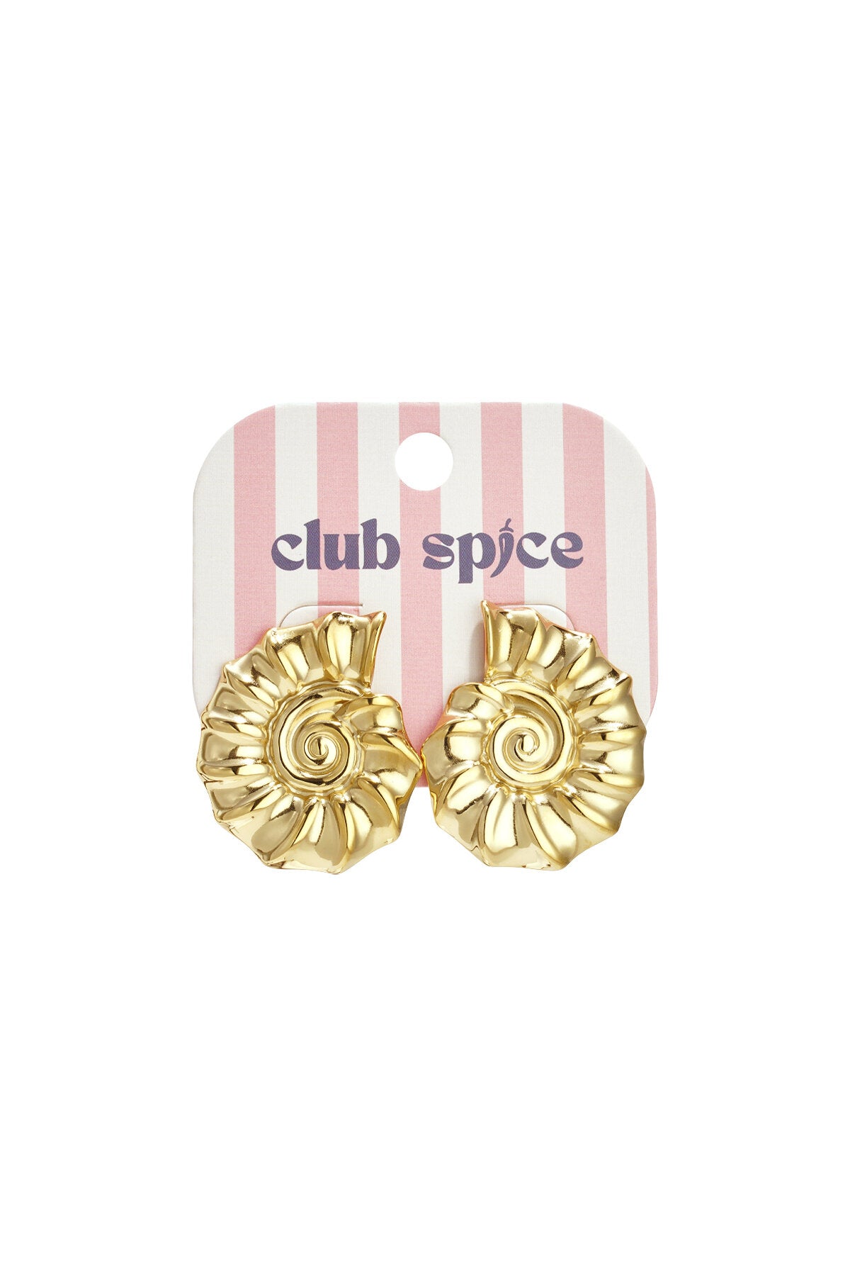 Stylish Shell Stud Earrings for Women - Silver & Gold