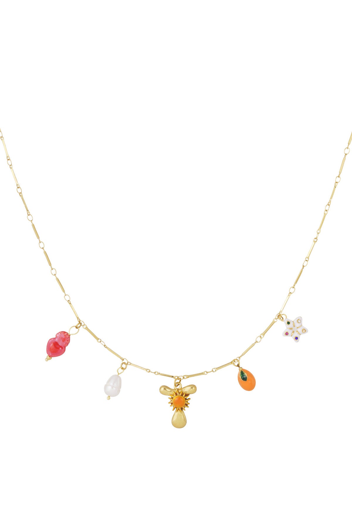 Elegant Letter Pendant Necklace for Spring/Summer