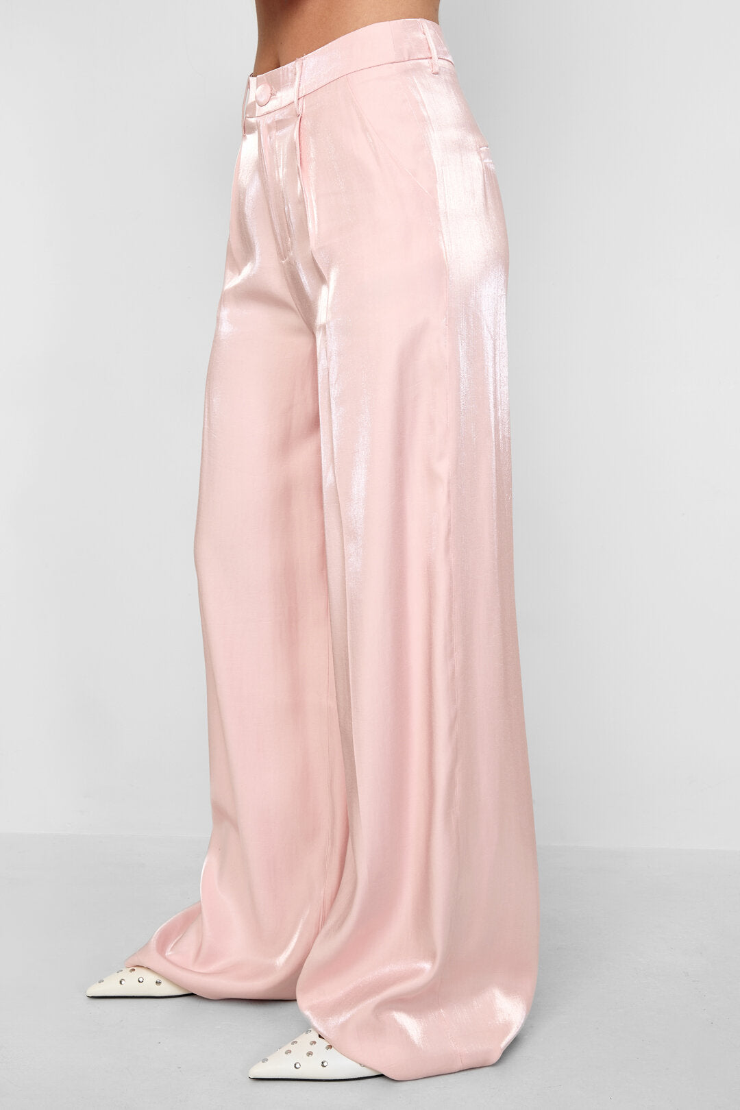 Elegant Spring/Summer 2-Piece Set in Pink & Off-White