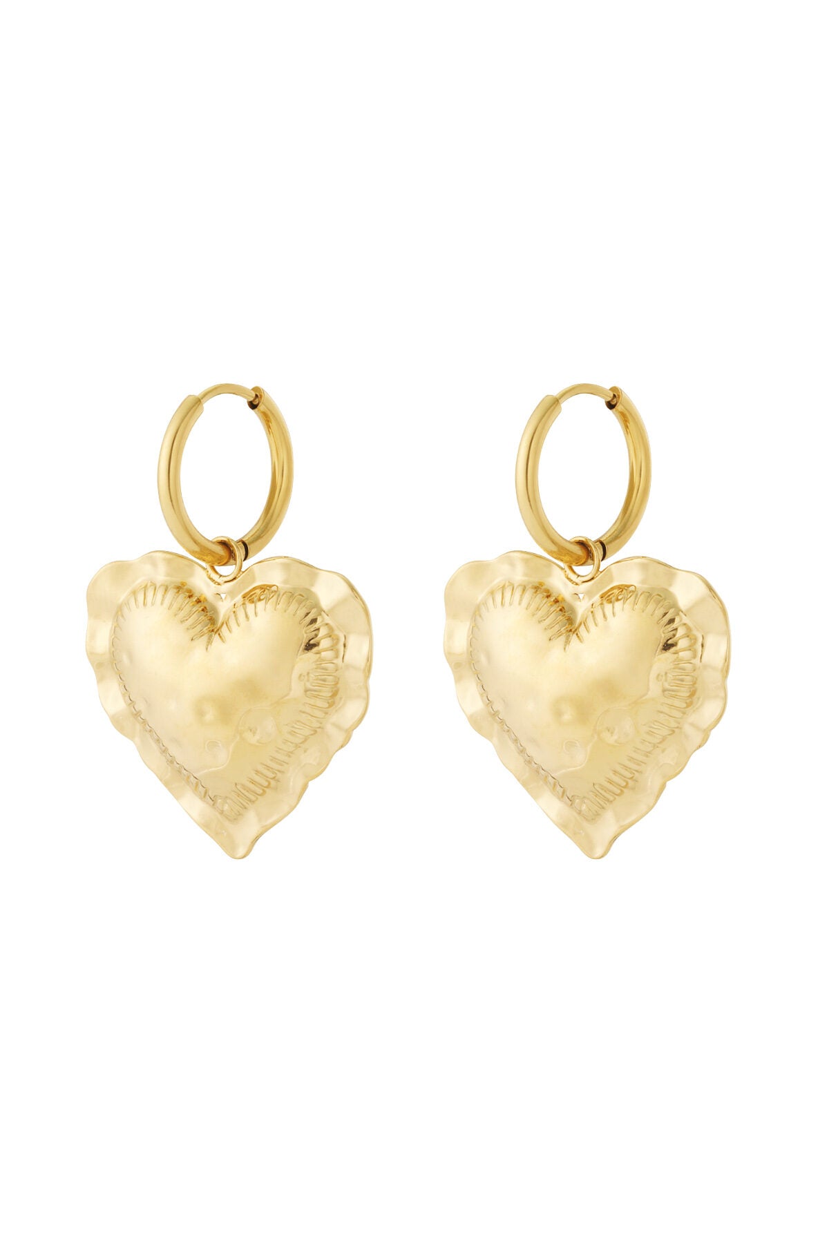 Stylish Heart-Shaped Drop Earrings for Everyday Glam