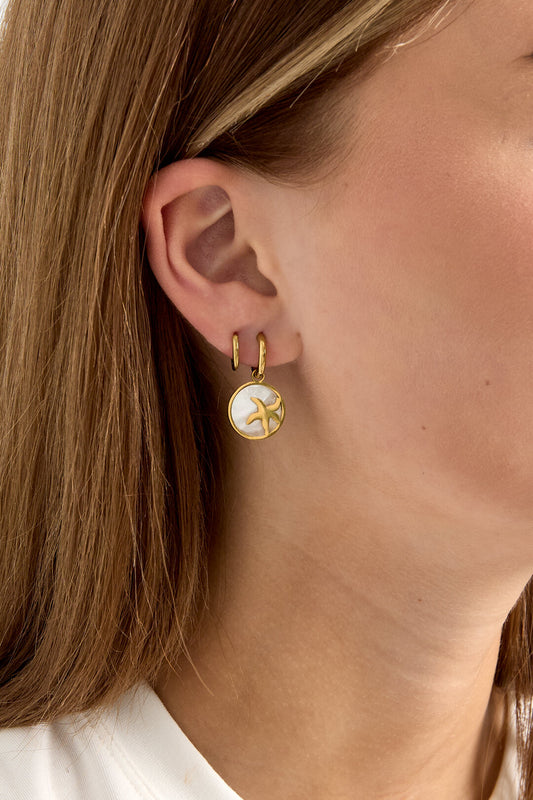 Stylish Starfish Drop Earrings for Summer Vibes