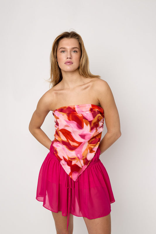 Gimme Red Sleeveless Summer Top - 3-Piece Set