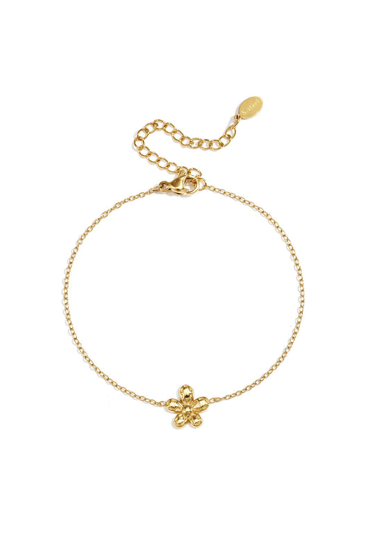 Elegant Flower Charm Bracelet for Daily Wear