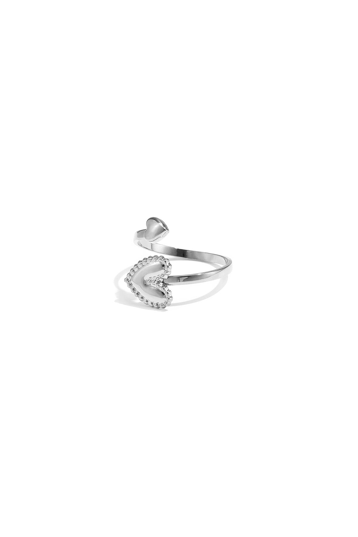 Elegant Heart Statement Ring, Adjustable All Fit