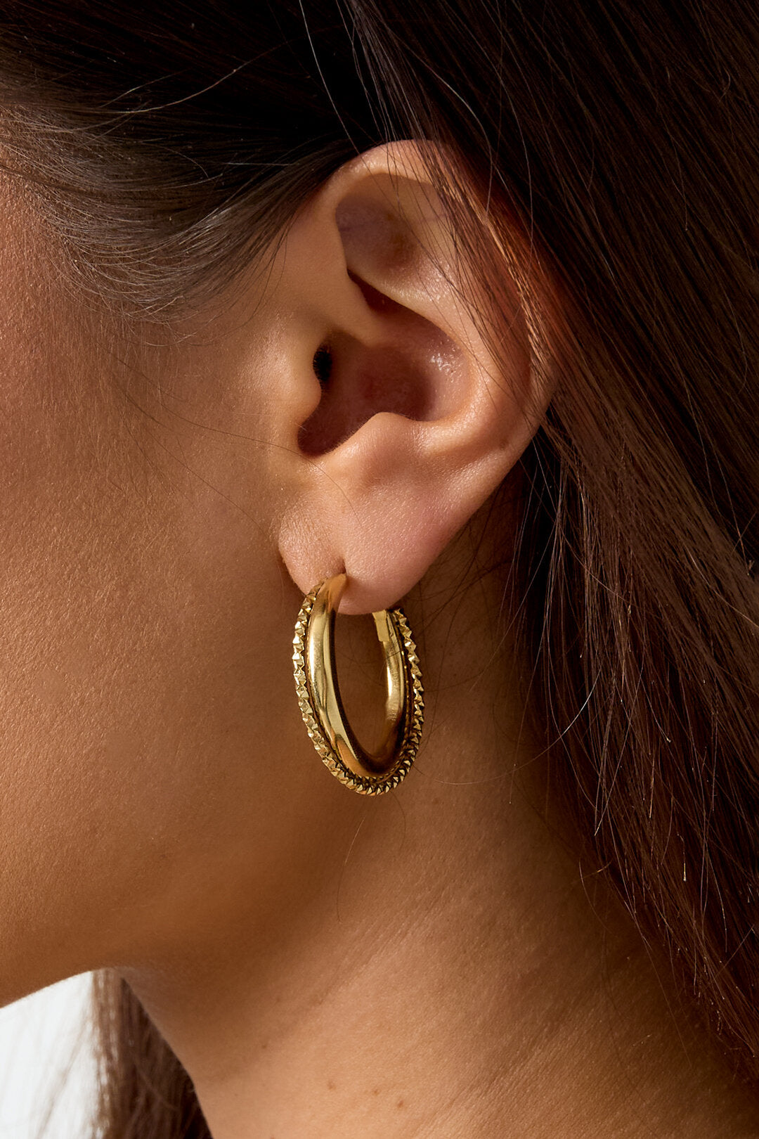 Stylish Silver & Gold Hoop Earrings for Everyday Wear