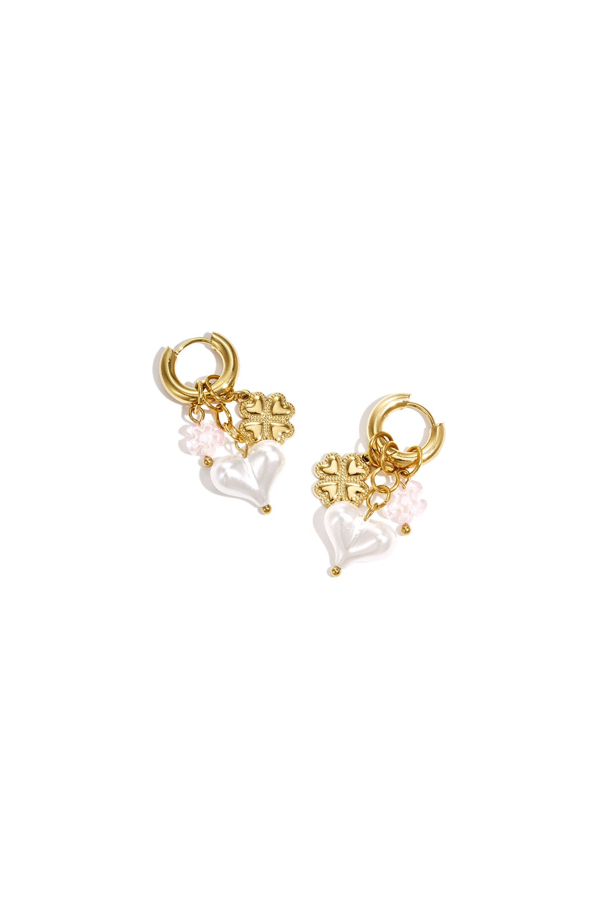 Elegant Gold Drop Earrings for Spring Romance