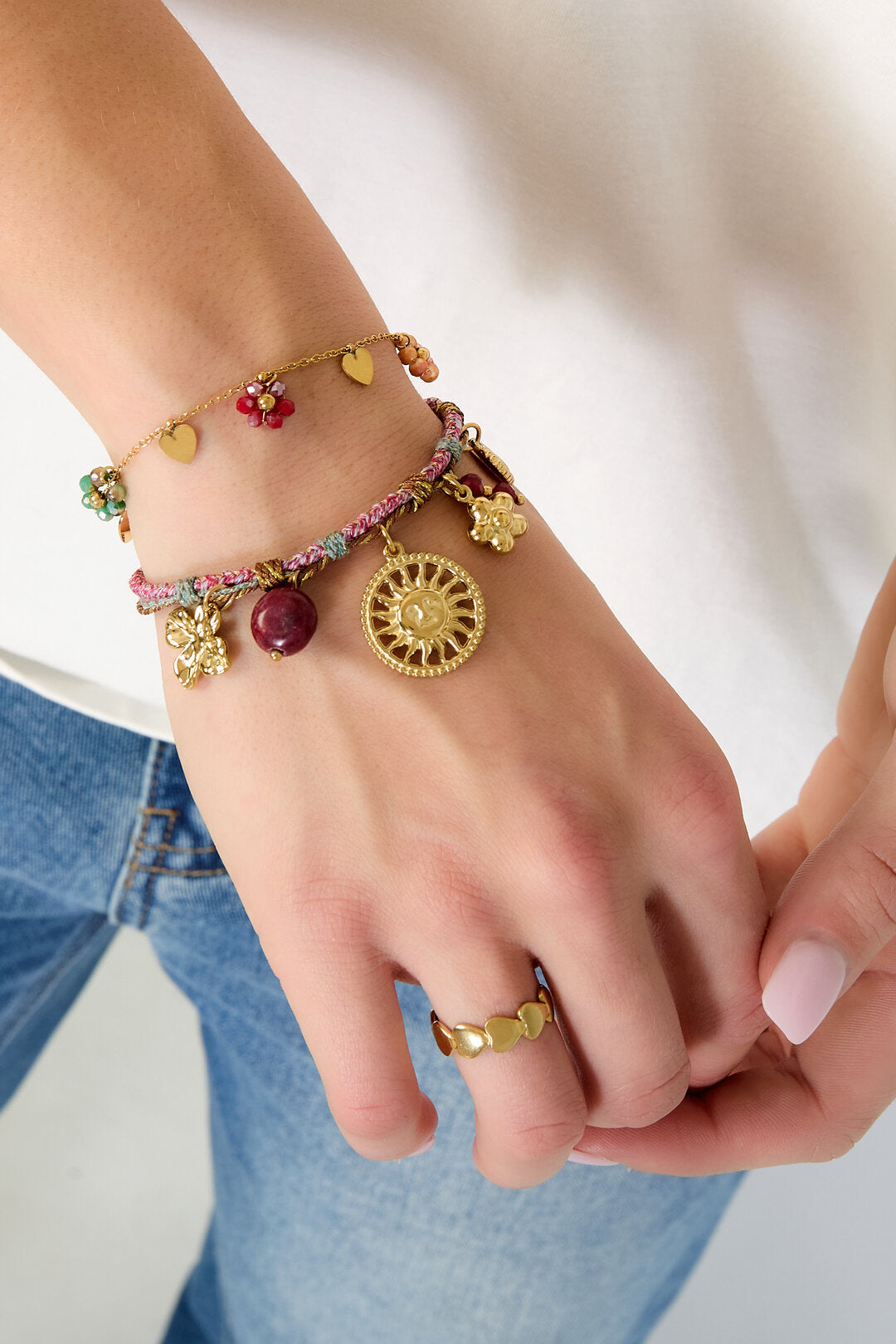 Elegant Gold Charm Bracelet for Women - Fall/Winter Must-Have