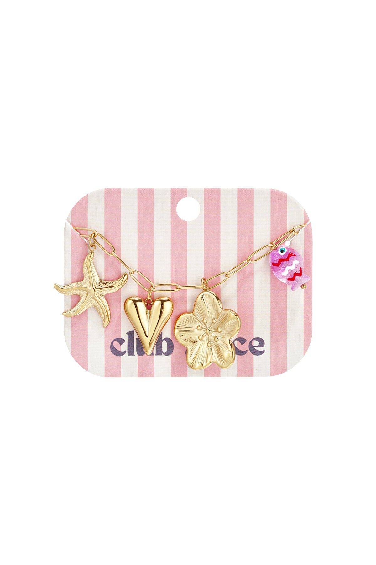 Chic Gold Charm Bracelet for Summer Vibes