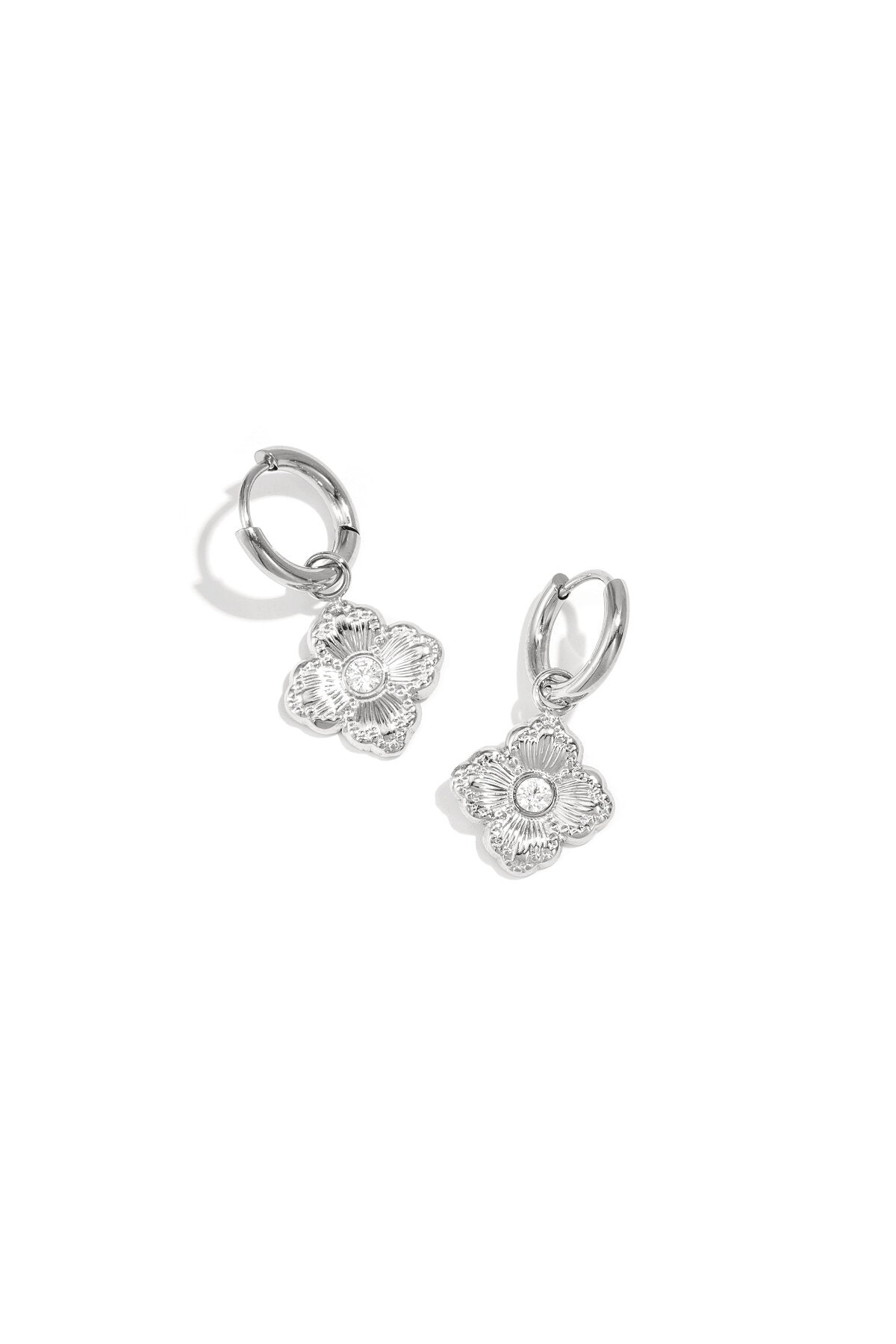 Elegant Flower Drop Earrings for Everyday Glam