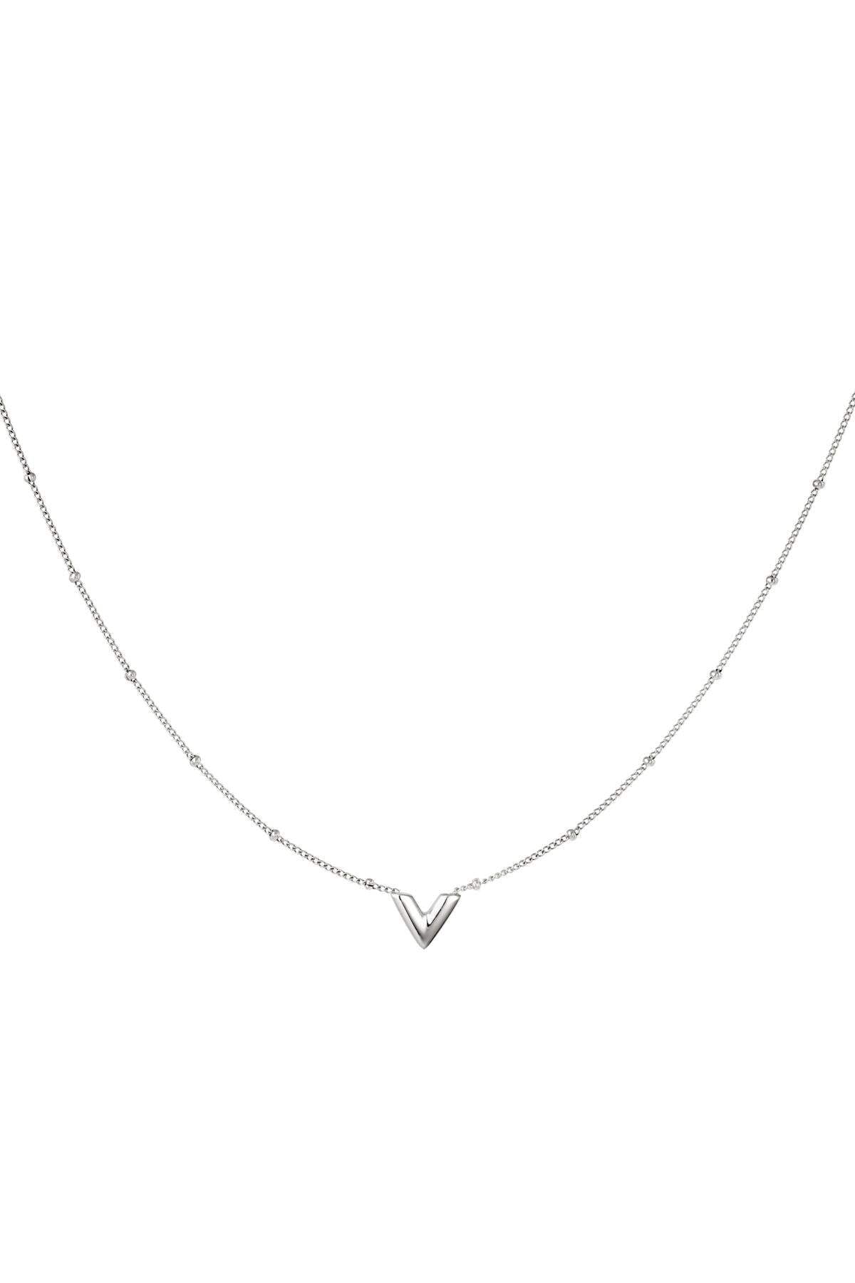 Elegant Stainless Steel Pendant Necklace - Silver & Gold