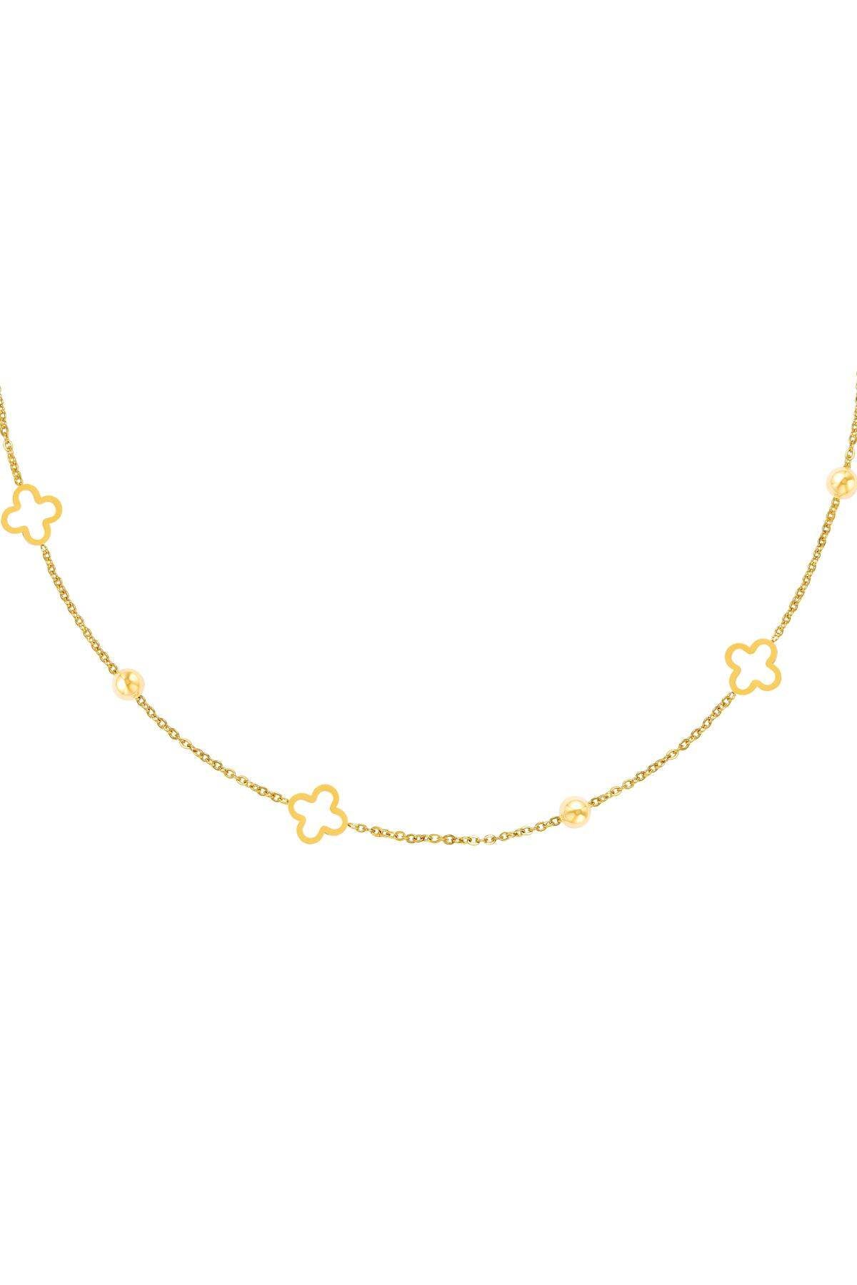 Stylish Stainless Steel Clover Necklace