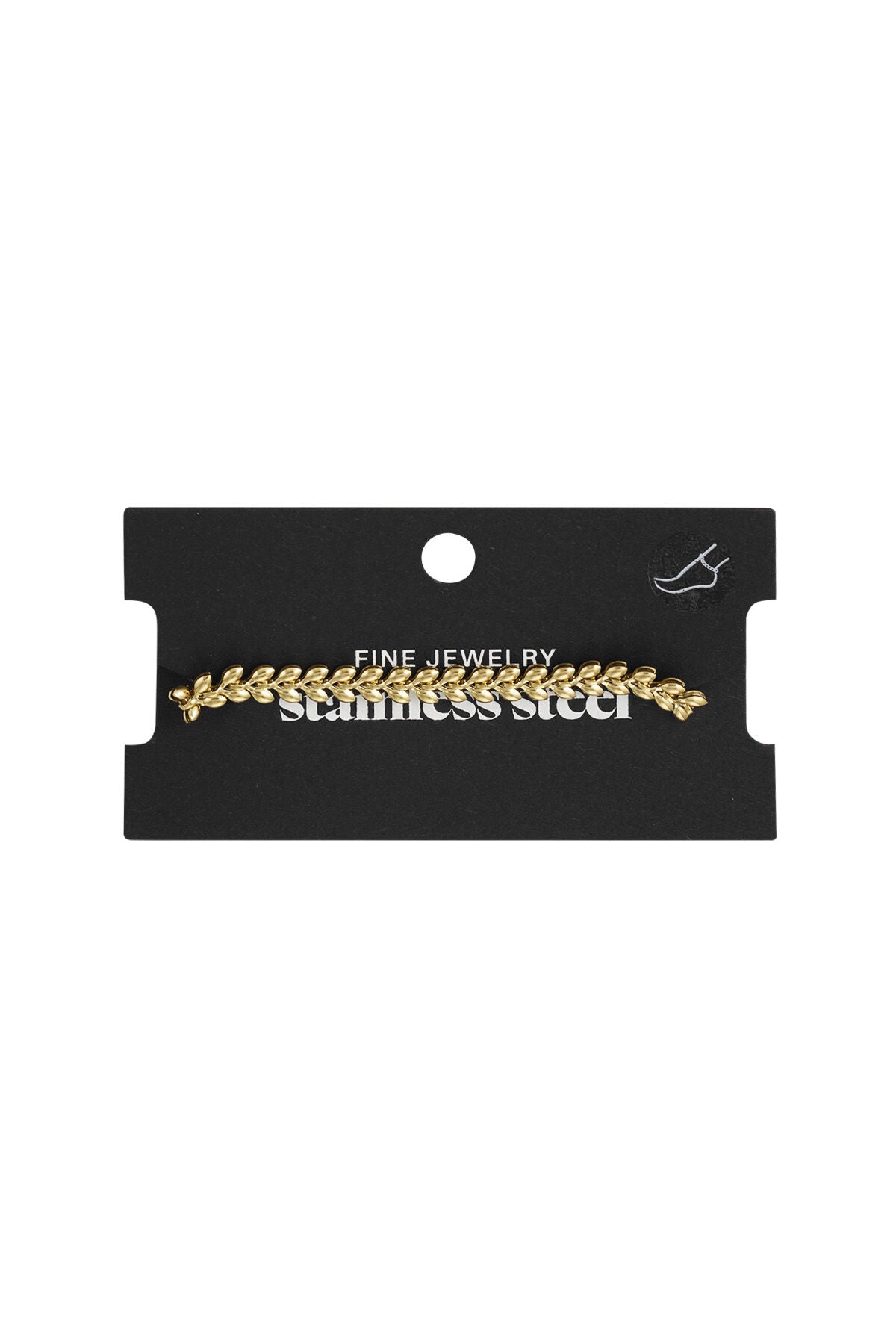Elegant Stainless Steel Ankle Bracelets - Silver & Gold