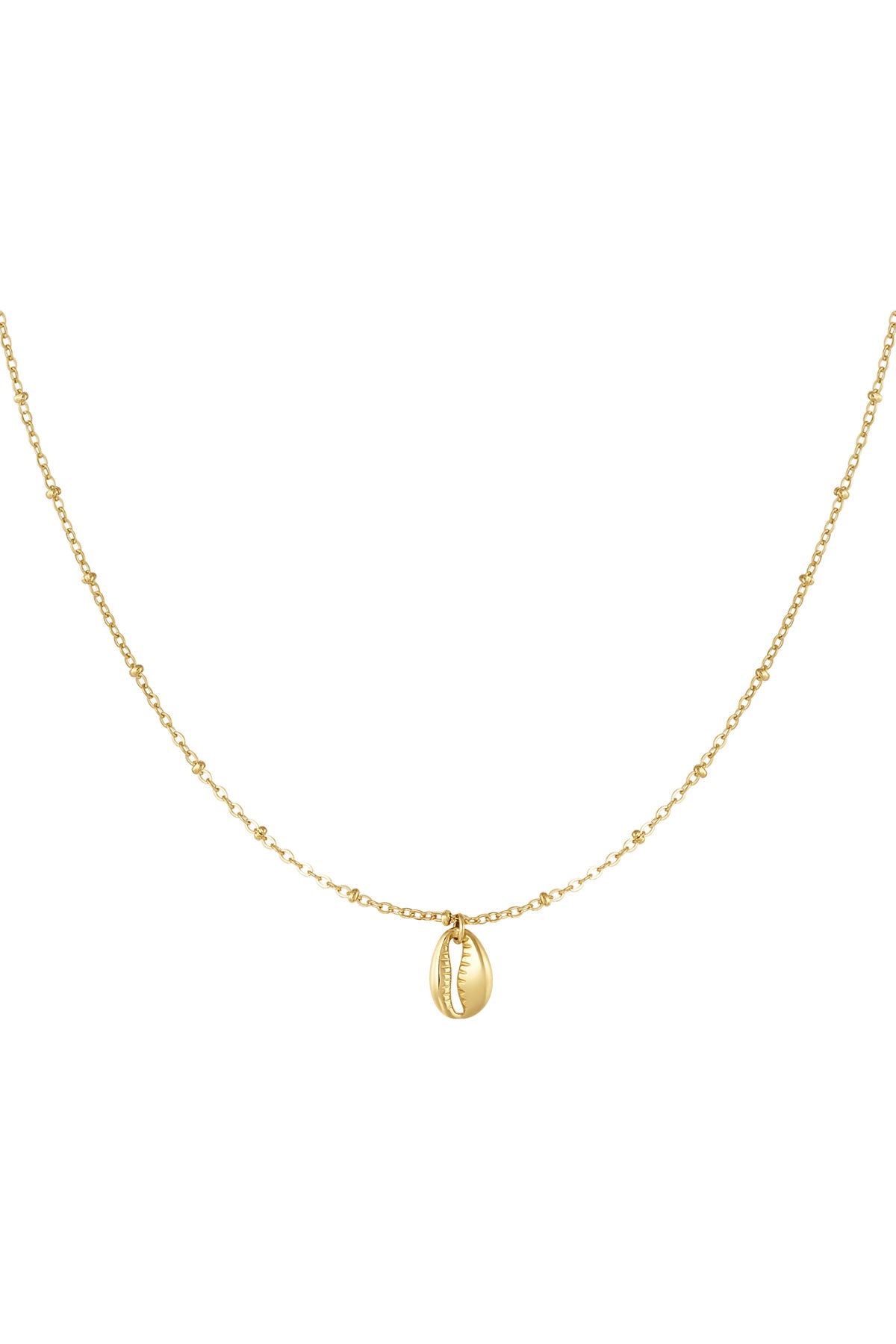 Elegant Stainless Steel Pendant Necklace in Silver & Gold