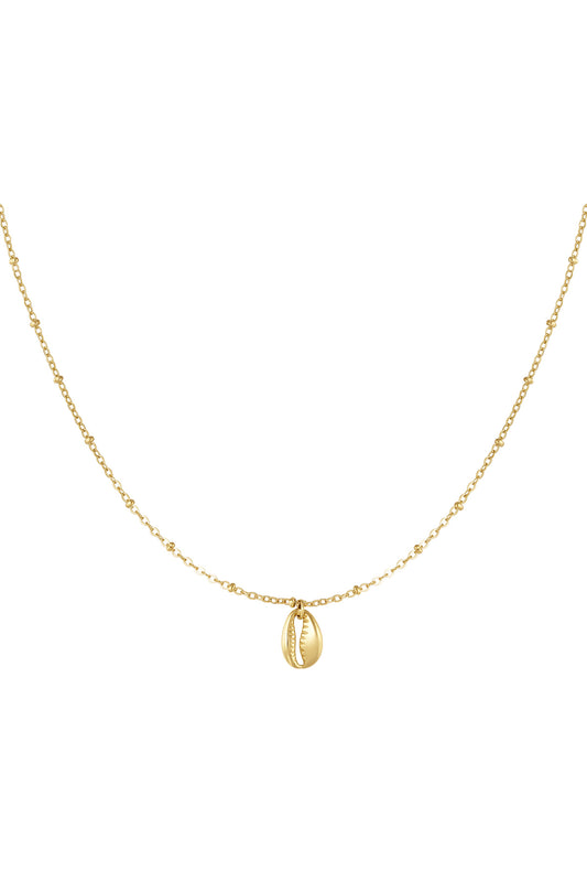 Elegant Stainless Steel Pendant Necklace in Silver & Gold