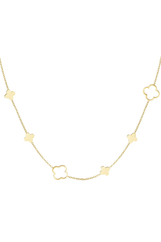 Elegant Stainless Steel Chain Necklace in Silver & Gold