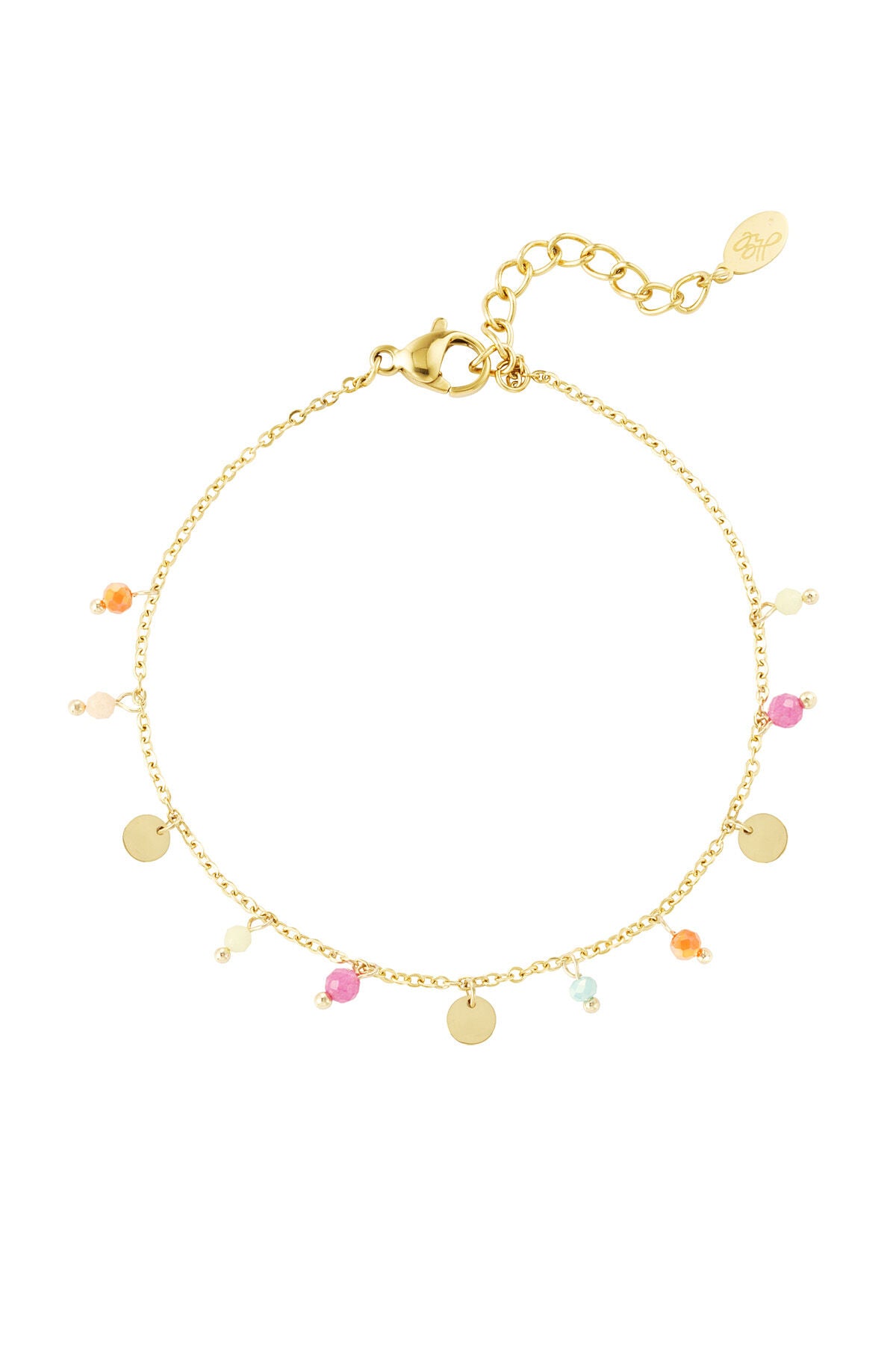 Stylish Gold Stainless Steel Ankle Bracelet