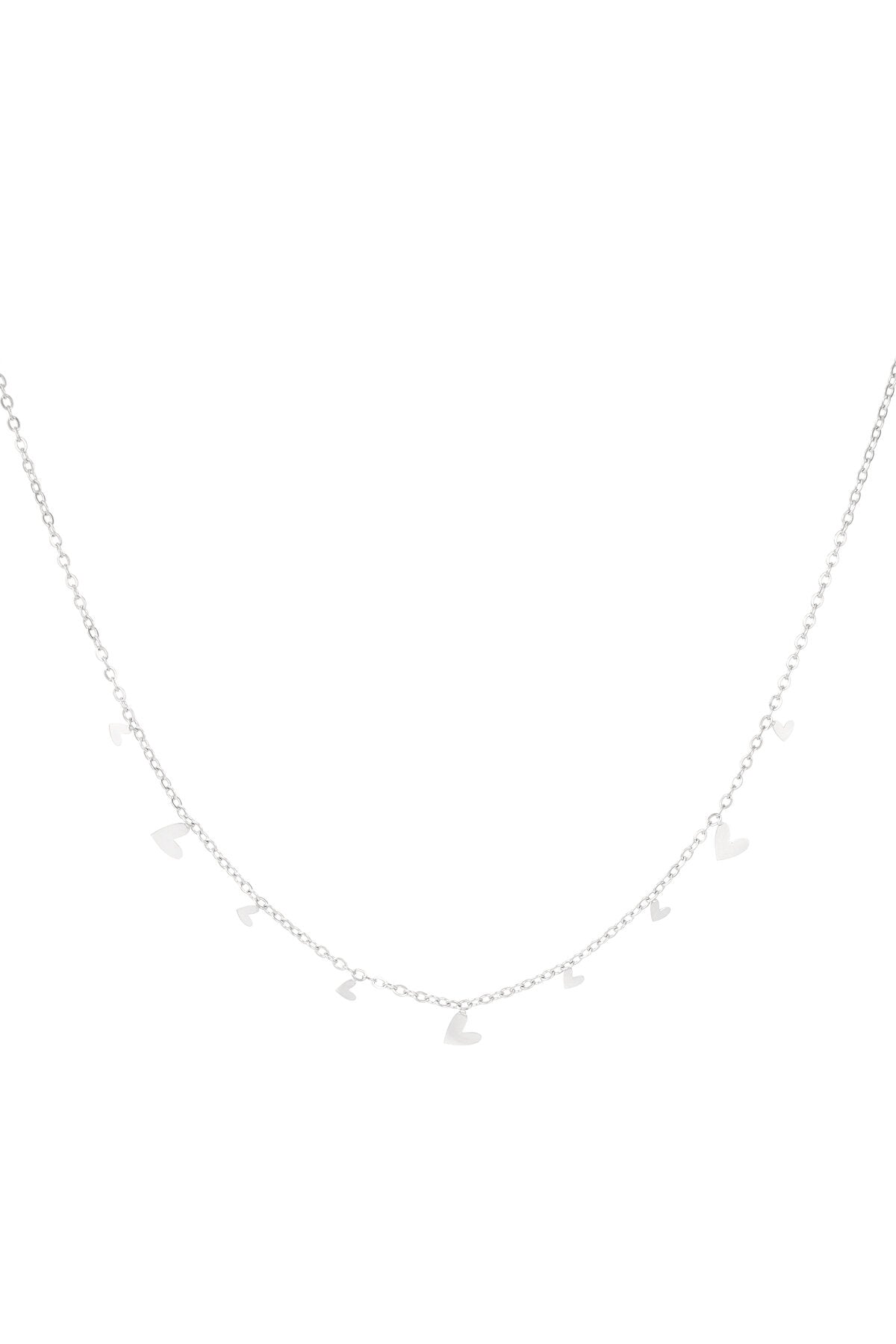 Elegant Stainless Steel Pendant Necklace - Silver & Gold