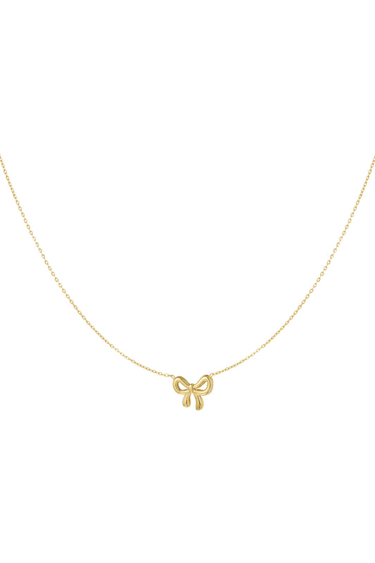 Elegant Stainless Steel Pendant Necklace - Silver & Gold