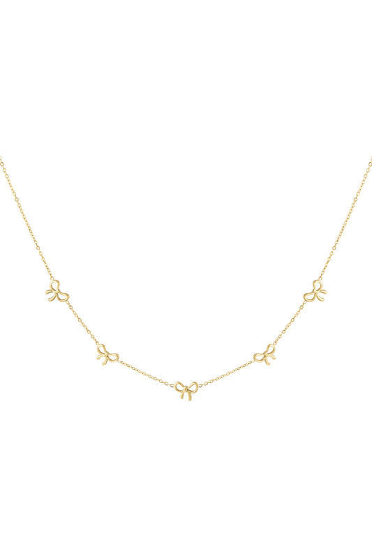 Elegant Stainless Steel Chain Necklace in Silver & Gold