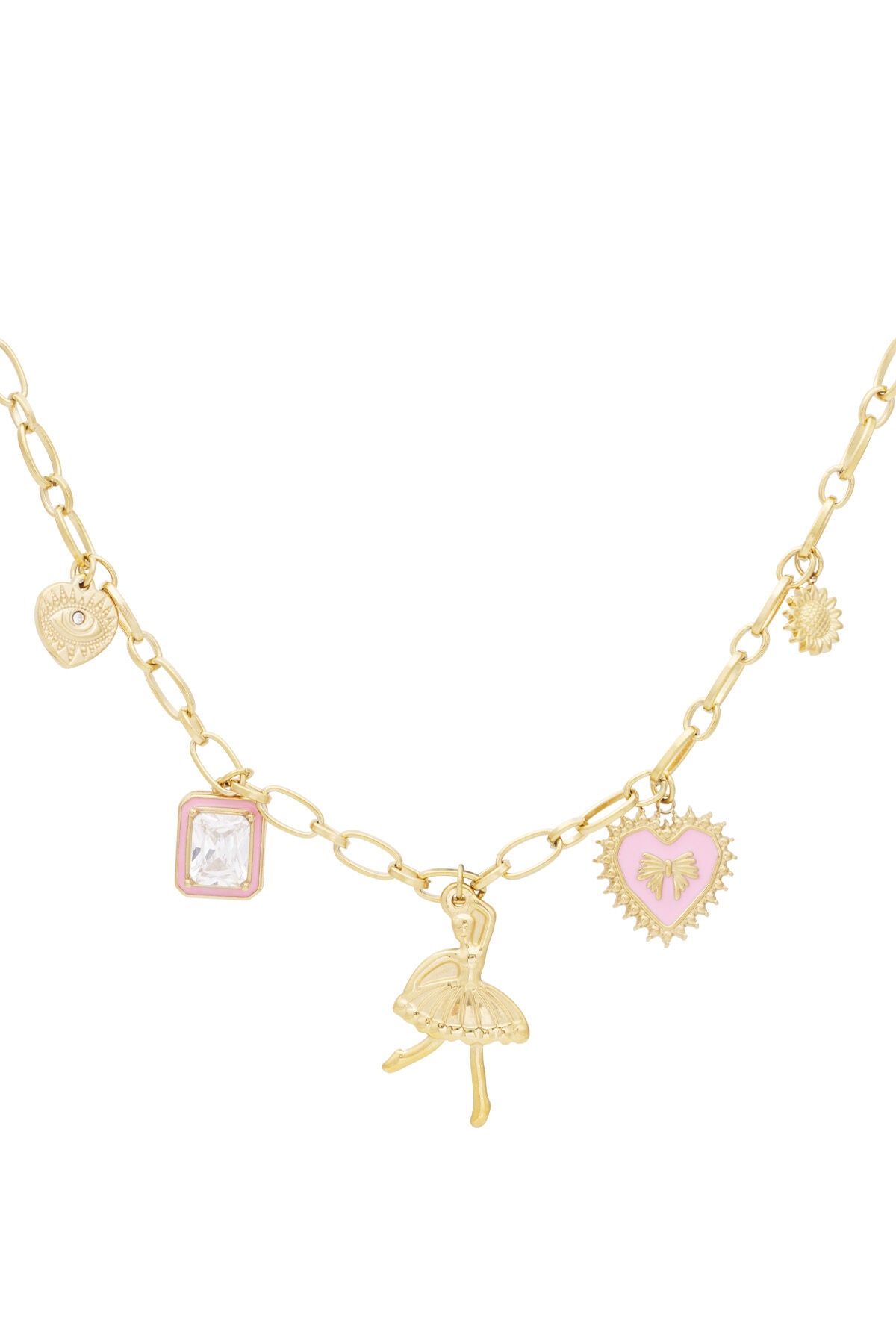 Elegant Heart Pendant Necklace for Women - Spring/Summer