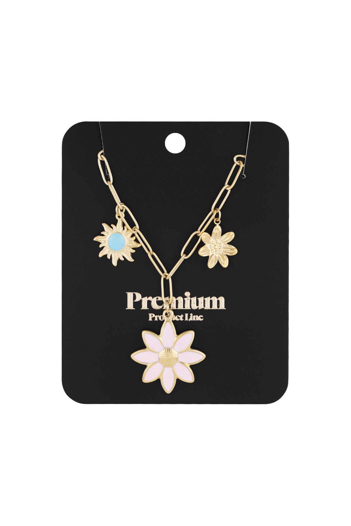 Elegant Flower Pendant Necklace for Spring