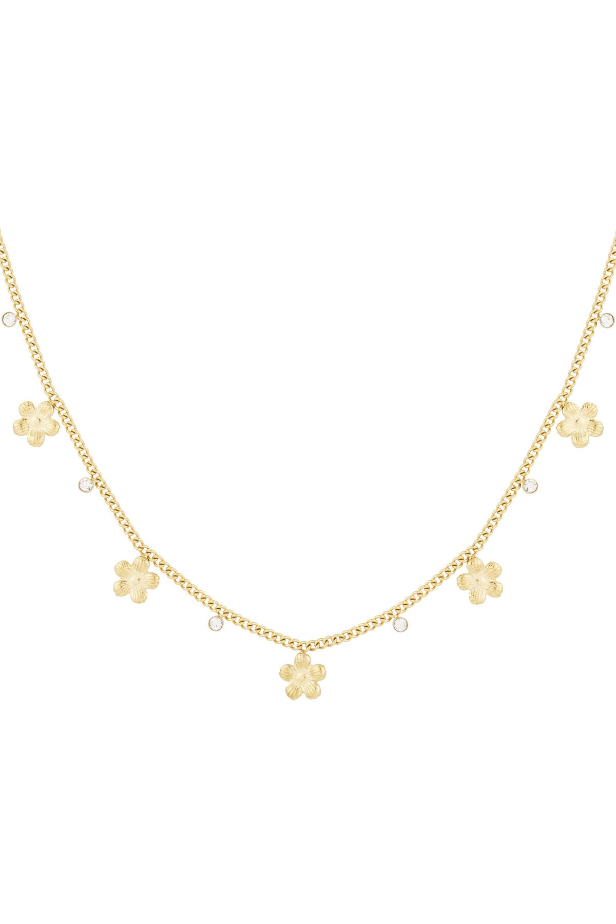 Elegant Flower Pendant Necklace for Daily Wear