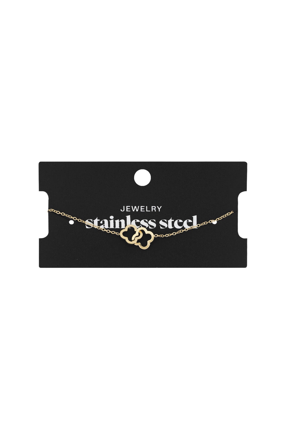 Elegant Stainless Steel Charm Bracelets in Silver & Gold