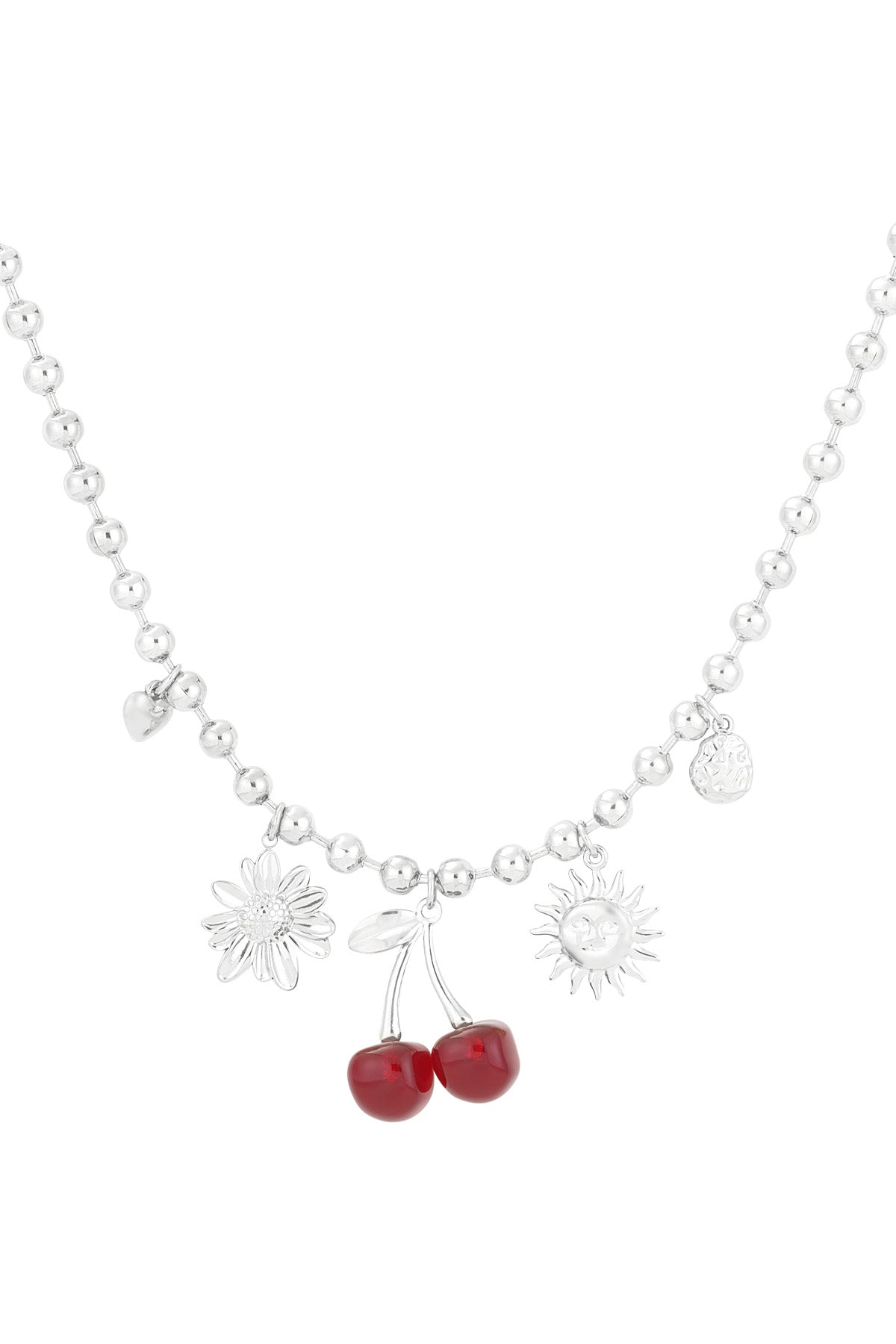 Elegant Cherry Pendant Necklace for Spring/Summer