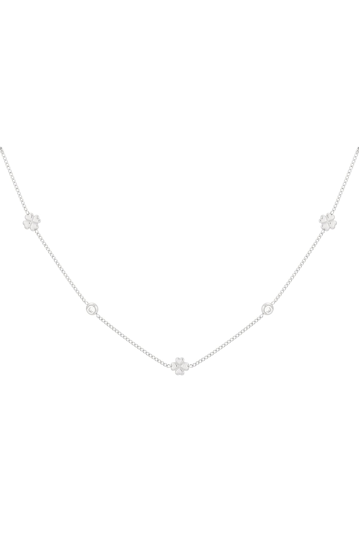 Elegant Stainless Steel Clover Necklace for Daily Wear