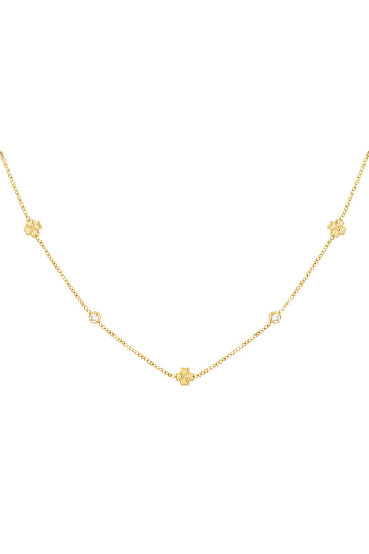 Elegant Stainless Steel Clover Necklace for Daily Wear