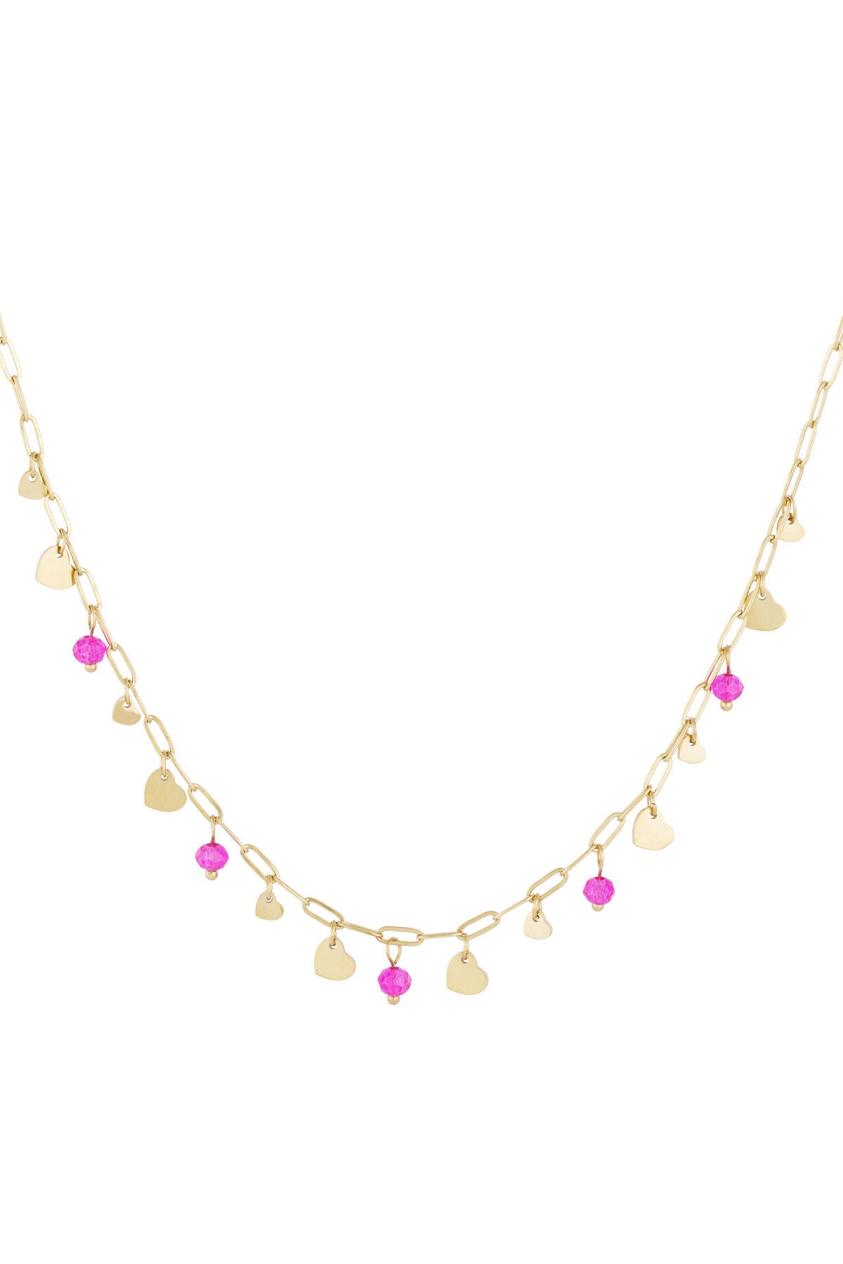 Charming Pink Heart Pendant Necklace for Everyday Wear