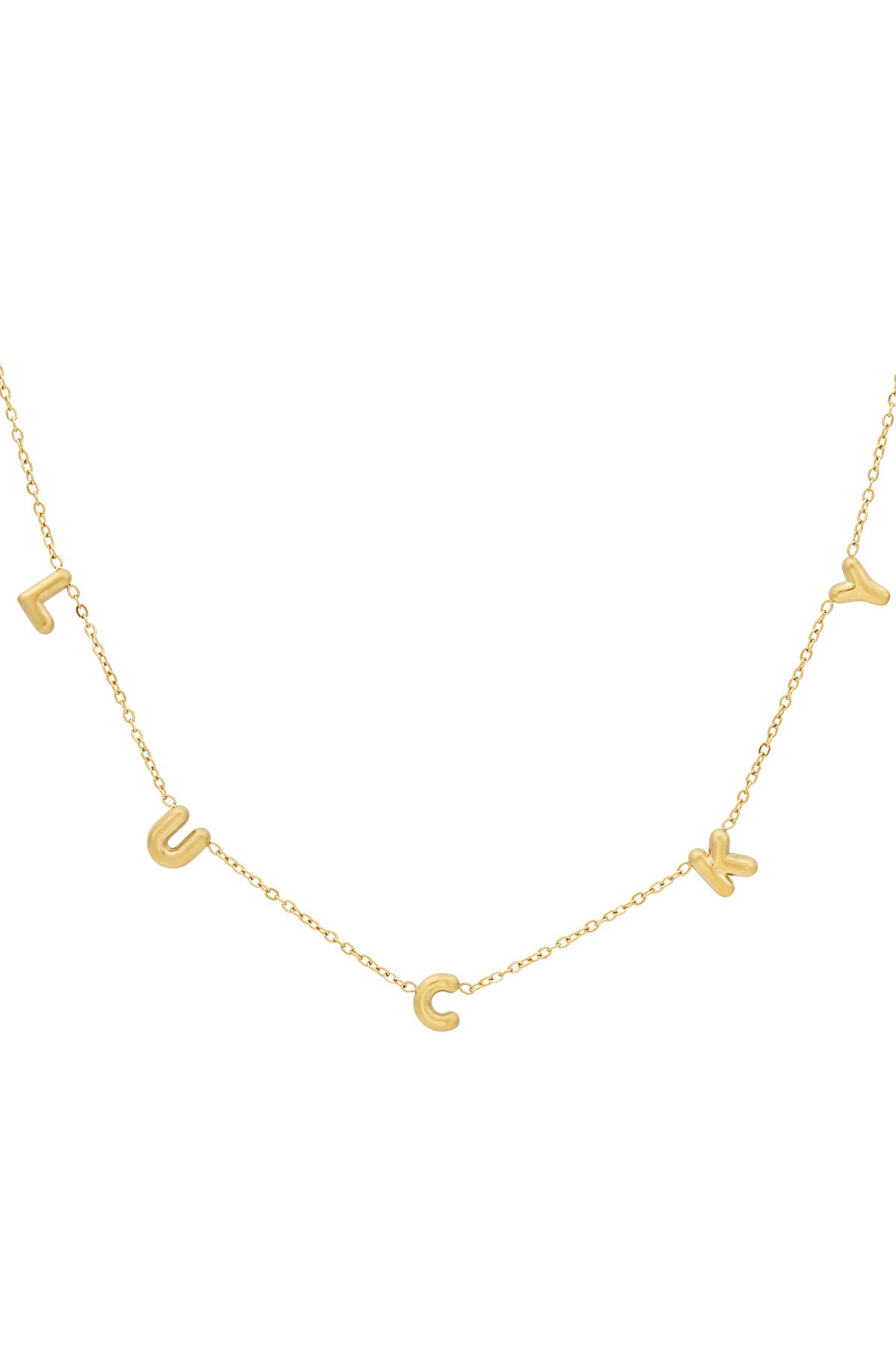 Elegant Letter Pendant Necklace for Daily Wear