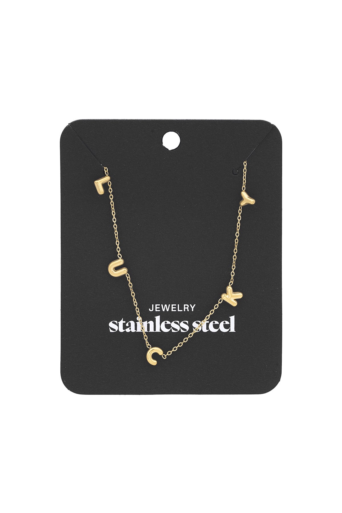 Elegant Letter Pendant Necklace for Daily Wear